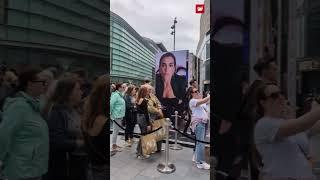 Dua Lipa fans treated to surprise in city centre ahead of Anfield shows
