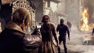 RESIDENT EVIL 4 REMAKE Gameplay Walkthrough Demo (Village Fight & Merchant)