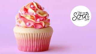 ROSÉ CHAMPAGNE CUPCAKES Ft. Allas Yummy Food - The Scran Line