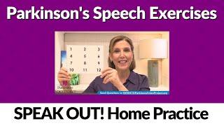 Parkinson's Speech Exercises: SPEAK OUT! Lesson 1