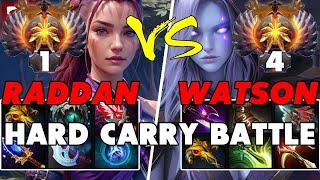 RADDAN (ANTI-MAGE) vs WATSON (DROW RANGER) - Epic Battle Of Hard Carry Dota 2 Players - Z Dota 2