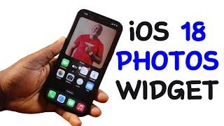 How to Add Photo Widget on iPhone iOS 18 Home Screen