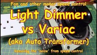 #217 Auto Transformer  Variac for motor control - silent control 