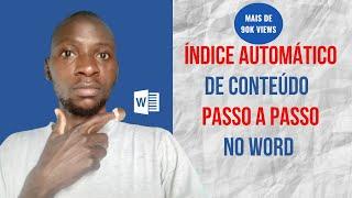 COMO CRIAR ÍNDICE AUTOMÁTICO NO WORD EM 3 PASSOS