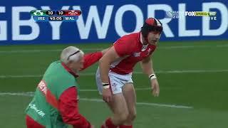 Rugby World Cup 2011 QF. Wales vs Ireland, extended highlights.