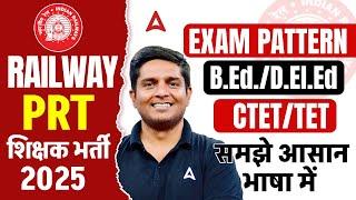 Railway Teacher Recruitment 2025 | Railway PRT - Exam pattern, Eligibility | Complete Details