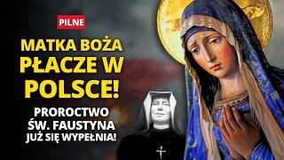 UWAGA: Wizerunek Matki Bożej z Polski płacze... Znak końca czasów!