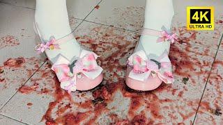 【5k粉絲回饋：2】Lo鞋踩草莓 Lolita shoes crush strawberries