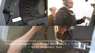 USS Emory S. Land's MK 38 Machine Gun System Packs a Punch (2019) 