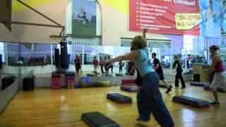 Liudmila Dudnikova's Advanсed Lesson of Step Aerobics (1)