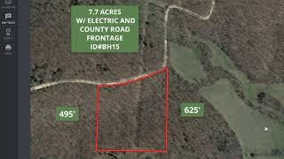 $500 Down - 7.7 Acres w/ electric & small creek - InstantAcres.com ID#BH15