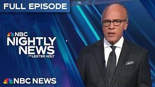 Nightly News Full Episode - Jan. 9