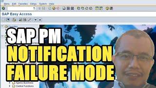 SAP PM || CREATE NOTIFICATION BREAKDOWN INCLUDING FAILURE MODE AND FAILURE CAUSE