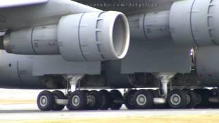 C-5 Galaxy screaming takeoff at Abbotsford Airport