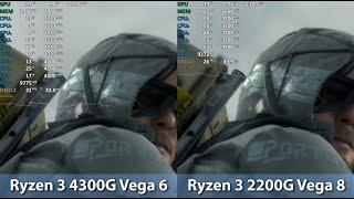 Ryzen 3 2200G Vega 8 vs Ryzen 3 4300G Vega 6 (Pro 4350G). Worth an Upgrade?