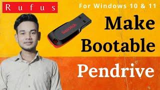 Rufus" How to Make a Bootable USB Pendrive by Rufus | GPT Partition