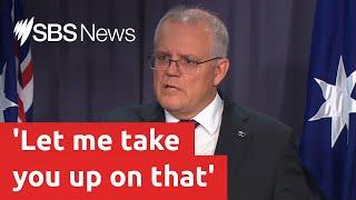 Scott Morrison clashes with Sky News reporter over sexual harassment claims | SBS News