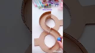 cardboard craft ALINA ART AND CRAFT