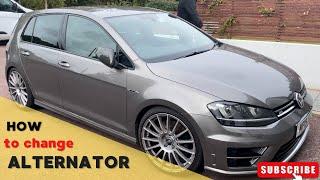 How to change alternator on VW golf