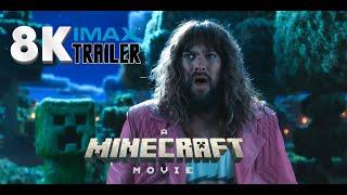 A MINECRAFT MOVIE (2025) IMAX Trailer [8K Ultra HD] | Upscale Engine | Warner Bros Pictures.