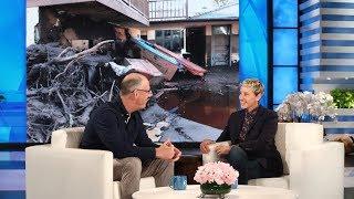 Ellen Meets Montecito Mudslide Hero Augie Johnson