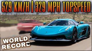 Forza Horizon 5 | NEW +520 km/h Topspeed Record | Fastest Cars in the Game!!