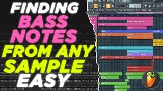 HOW TO EASILY  FIND THE BASS NOTES OF ANY SAMPLE FOR 808'S | FL STUDIO GEMS FROM IG