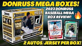 *2 AUTOS/JERSEY PER BOX! 2024 DONRUSS BASEBALL MEGA BOX REVIEW!️