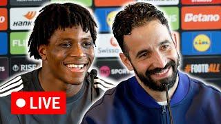  LIVE | Ruben Amorim and Patrick Dorgu pre-match press conference | Man Utd v Real Sociedad