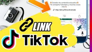  Como PONER MI ENLACE en mi perfil de TikTok / Link en TikTok / Tutorial