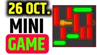 26 October Live Hamster Kombat Daily Mini-Game Puzzle Solved #hamstercombat #minigame#minipuzzle