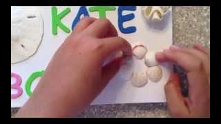 Ktutorials: How to make a Decorative Board with Seashells