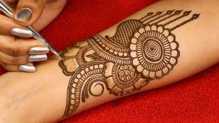 Valentines DaySpecial BeautifulArebic Mehndi Designs For Hand||Easy Arebic Henna mehndi Designs