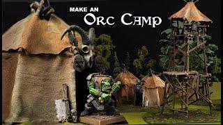 Making an Orc Camp and Watchtower from Household Junk!