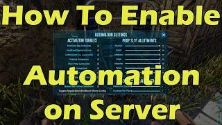 Ark Survival Evolved: Lost Island – Soul Terminal Enabling Automation on server