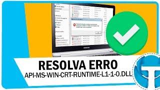 [ERRO RESOLVIDO] Faltando api-ms-win-crt-runtime-l1-1-0.dll - Windows 7, 8.1 e 10