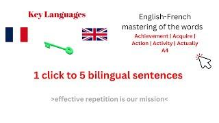 Bilingual Achievement Acquire Action Activity Actually A4