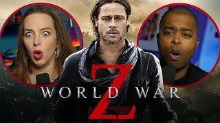 WORLD WAR Z MOVIE REACTION - HAD US FREAKING OUT - FIRST TIME WATCHING - REVIEW