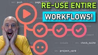 GitHub Actions Reusable Workflows FULL TUTORIAL with Examples: Templates on Steroids