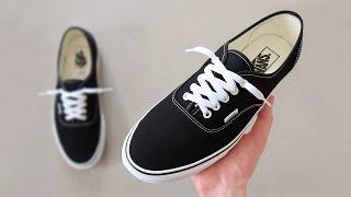 HOW TO LACE VANS AUTHENTIC (BEST WAY!)