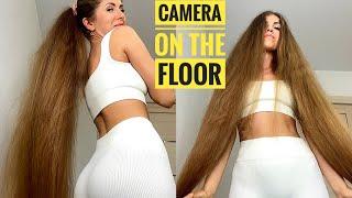 Long hair Camera on the floor / preview