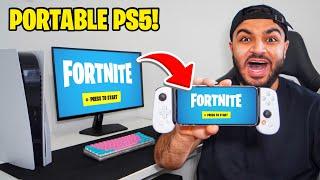 I Played FORTNITE On The PORTABLE PS5... (BACKBONE PLAYSTATION!)