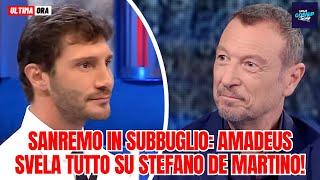 Sanremo Sconvolto: Amadeus Si Espone su Stefano De Martino e le Grandi Rivoluzioni della TV!