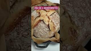 PÃO MAIS FÁCIL DO MUNDO (4 ingredientes)