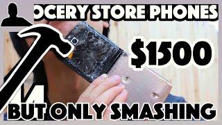 Bored Smashing - GROCERY STORE PHONES! Episode 14 but Only Smashing