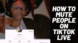 Tiktok Moderator - How to block someone on tiktok live