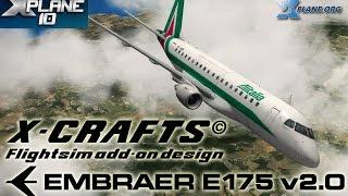 X-crafts Embraer E175 v2.0 for X-plane 10