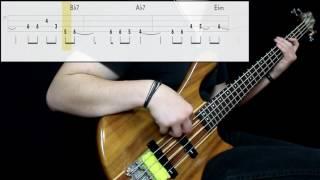 Marvin Gaye - I Heard It Through The Grapevine (Bass Cover) (Play Along Tabs In Video)