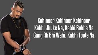 Divine - Kohinoor (Lyrics)