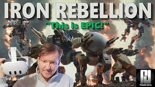 Iron Rebellion is giving me the HAWKEN VR I always wanted! - Available on Steam and Quest!